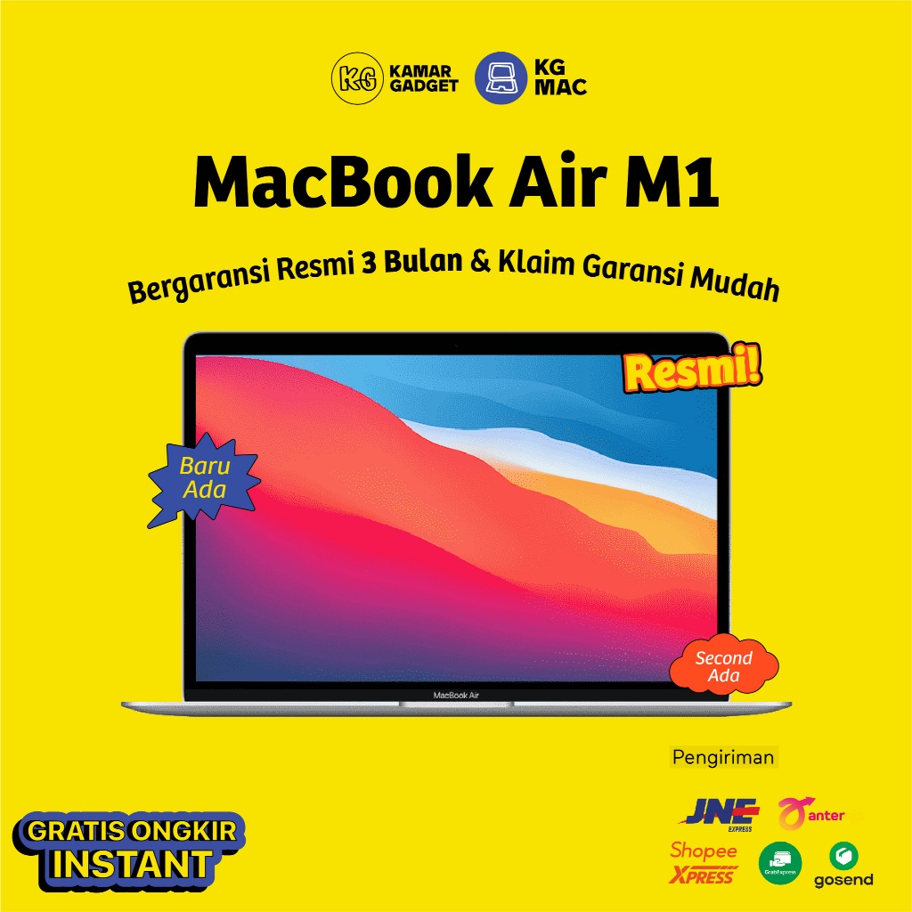 Macbook Air M1 Second - Macbook Second Original Laptop Apple Second Ori Bergaransi Macbook IBox Macb