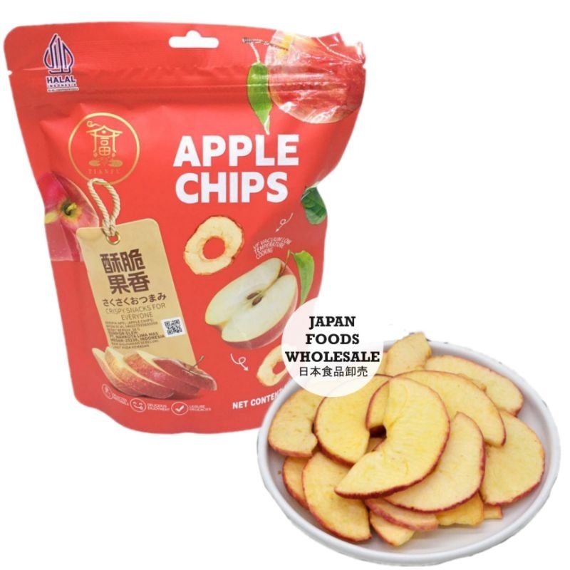 

Tianfu Apple Chips / keripik apel / cemilan impor / keripik buah