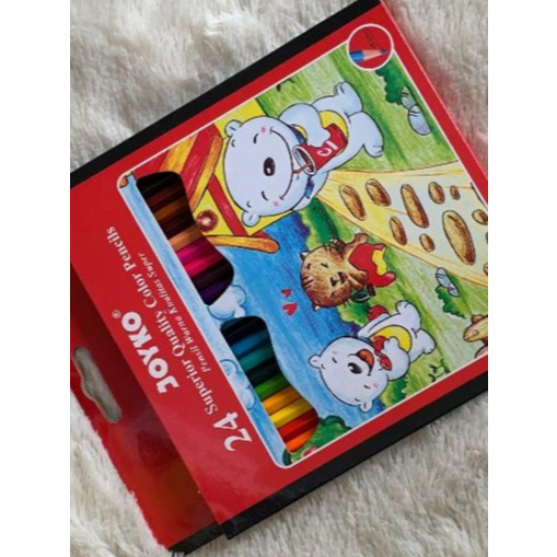 

Pensil Warna Joyko 24 Pcs Panjang - Alat Tulis - Stationery