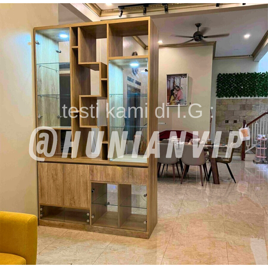 Custom partisi ruangan minimalis / penyekat ruangan terpasang surabaya