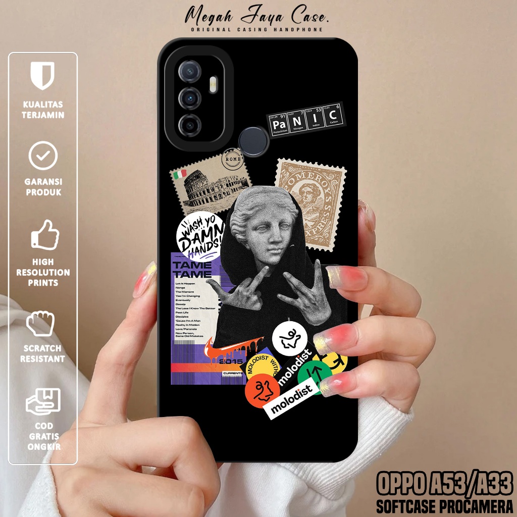 Case OPPO A53 / OPPO A33 - Softcase Hp OPPO A53 / OPPO A33 Motif Estetik - Silikon Hp OPPO A53 - Cas