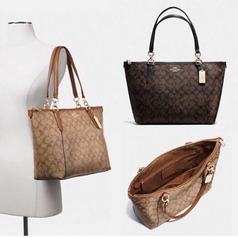 Ava Tote Bag In Signature F58318