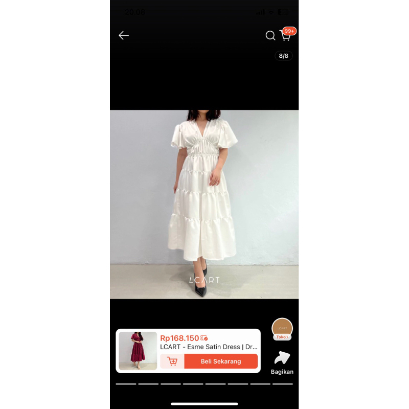 PRELOVED DRESS PUTIH