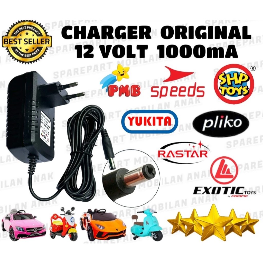 Charger Mobil Mainan Aki Cocok Untuk Semua Jenis Mobil Mainan Aki