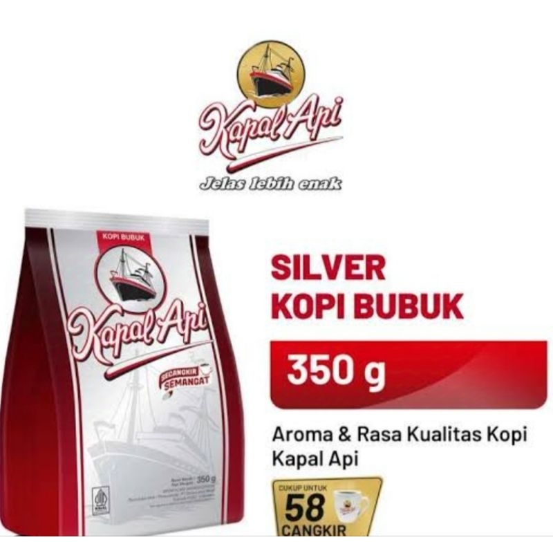 

Kopi Kapal Api 350gram Silver