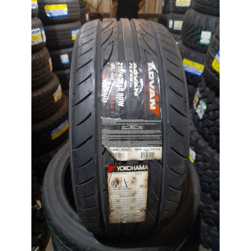 BAN IMPORT JAPAN 215 40 R18 YOKOHAMA ADVAN FLEVA V701 HARGA SATUAN TUBELES BARU