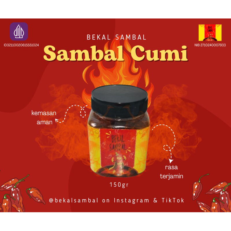 

SAMBAL CUMI | Sambal Kemasan | Pedas Mantap | Bekalsambal | HALAL