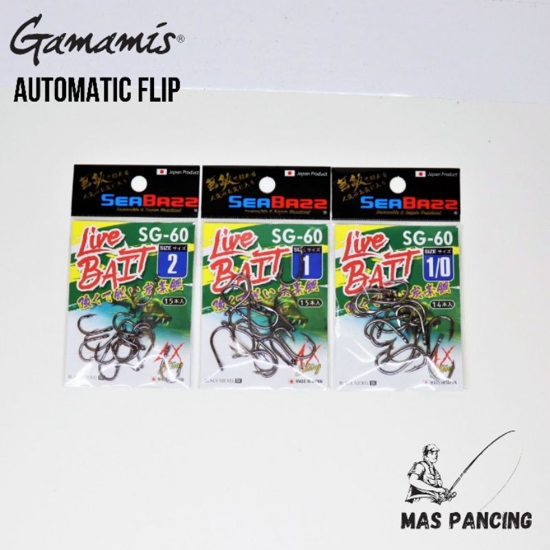 KAIL LIVE BAIT SEABAZZ - KAIL PANCING ANTI MOCEL - KAIL LAUT