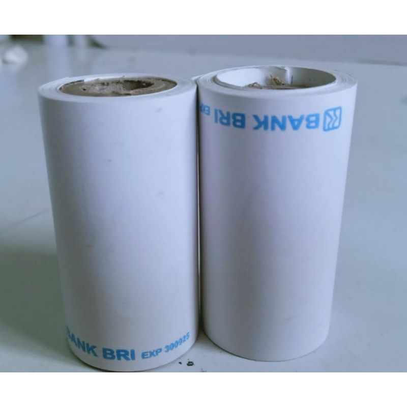 

kertas kasir thermal EDC logo bank BRI murah 58/57×30mm paket hemat 1Roll