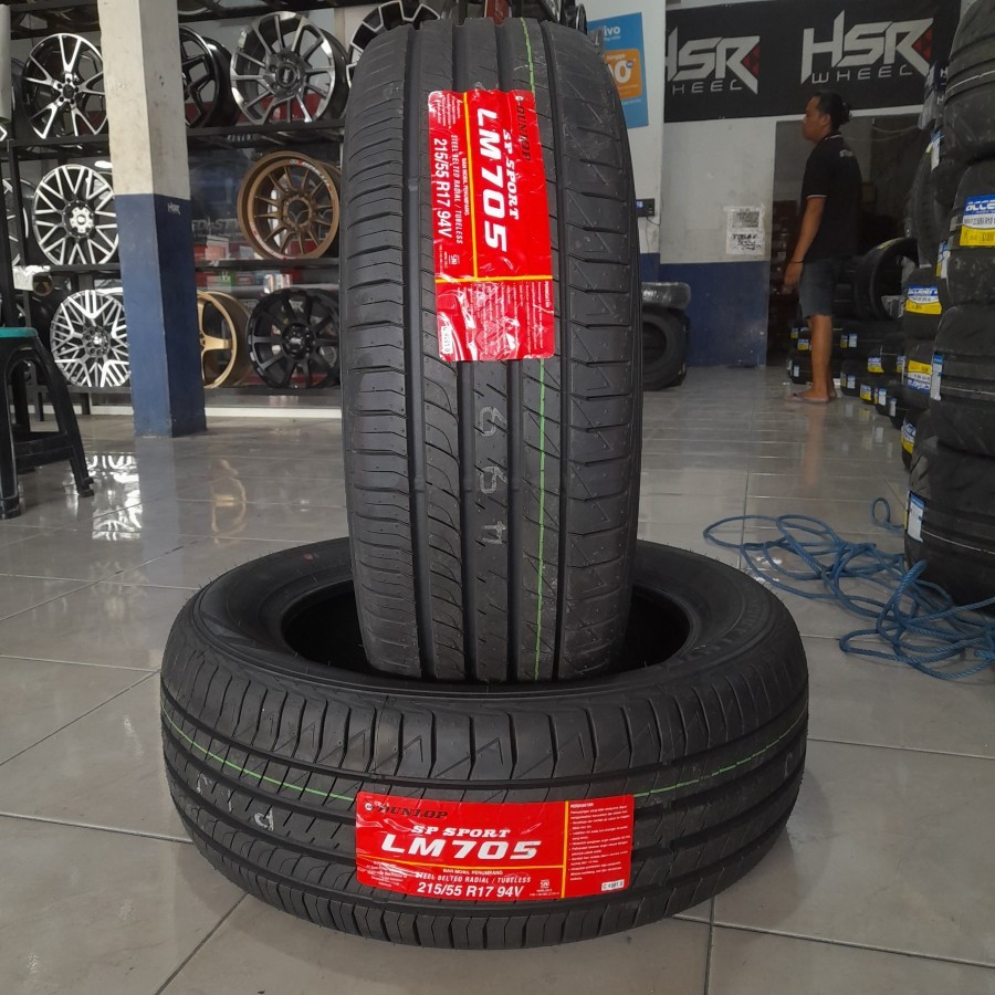 BAN MOBIL TUBLES RADIAL RING 17 DUNLOP SP SPORT LM705 215/55 R17 PRODUKSI TERBARU