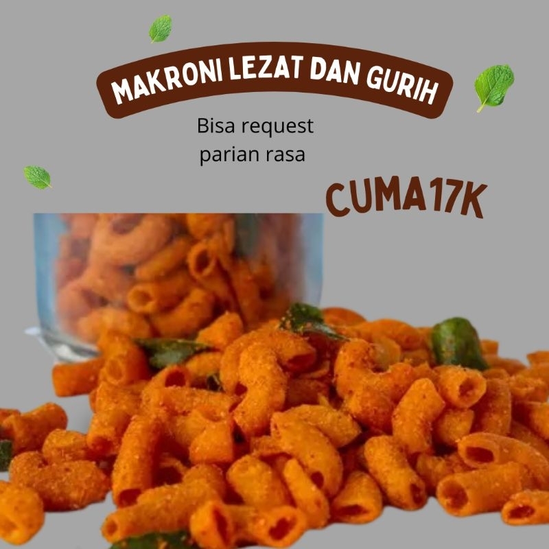 

MAKRONI LEZAT DAN GURIH KUALITAS PREMIUM & TAHAN LAMA 100%ORIGINAL