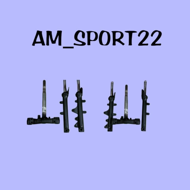 set shockbreaker depan suspensi depan Yamaha aerox 155 original
