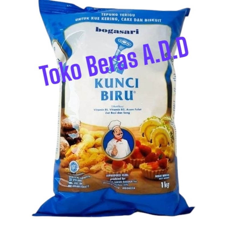 

Tepung Terigu Kunci Biru 1kg