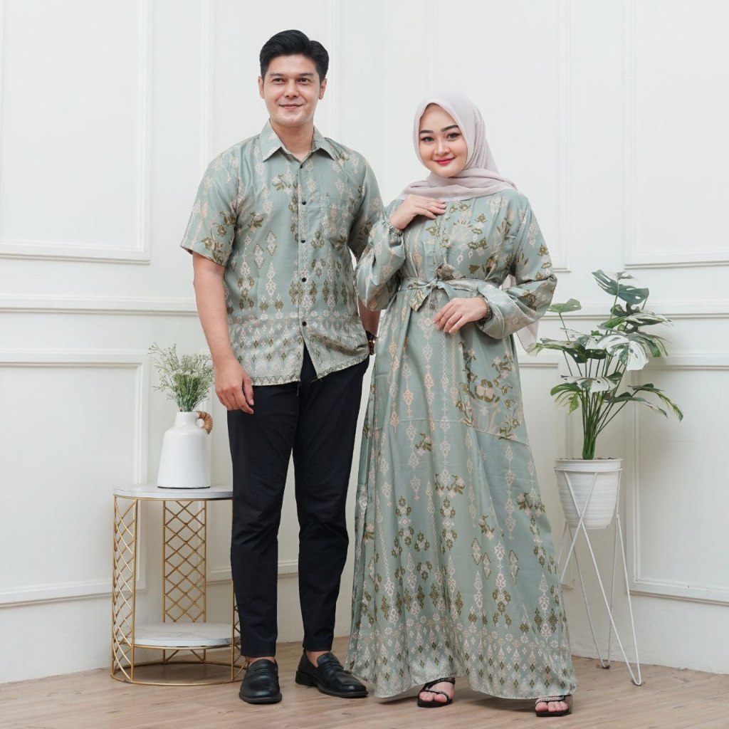 baju couple pasangan kondangan gamis couple pasangan baju sarimbit couple gamis lebaran silk terbaru