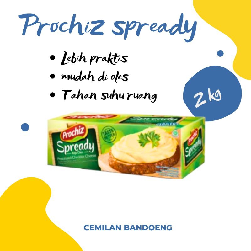 

KEJU PROCHIZ SPREADY KEMASAN 2 KG