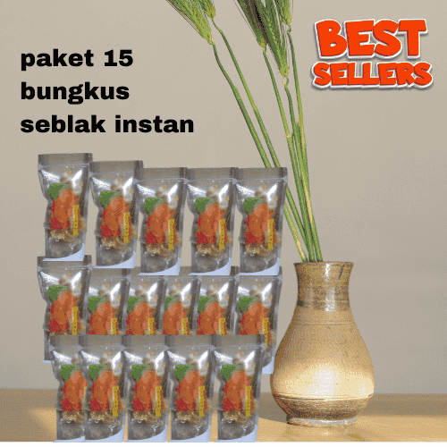 

paket 15 bungkus seblak instan siap saji seblak pedas seblak original paket hemat paket murah paket seller