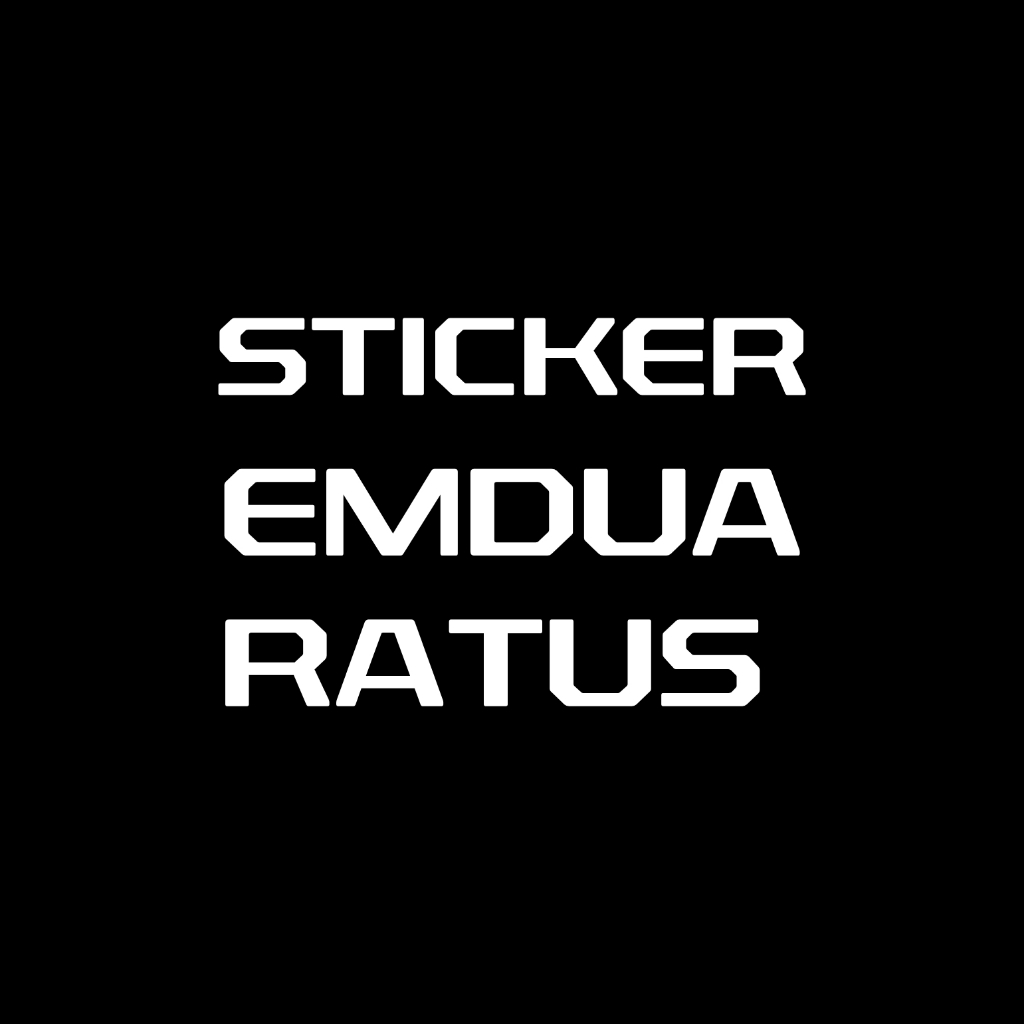 

STICKER BAHAN VYNIL BERLAMINASI KEREN