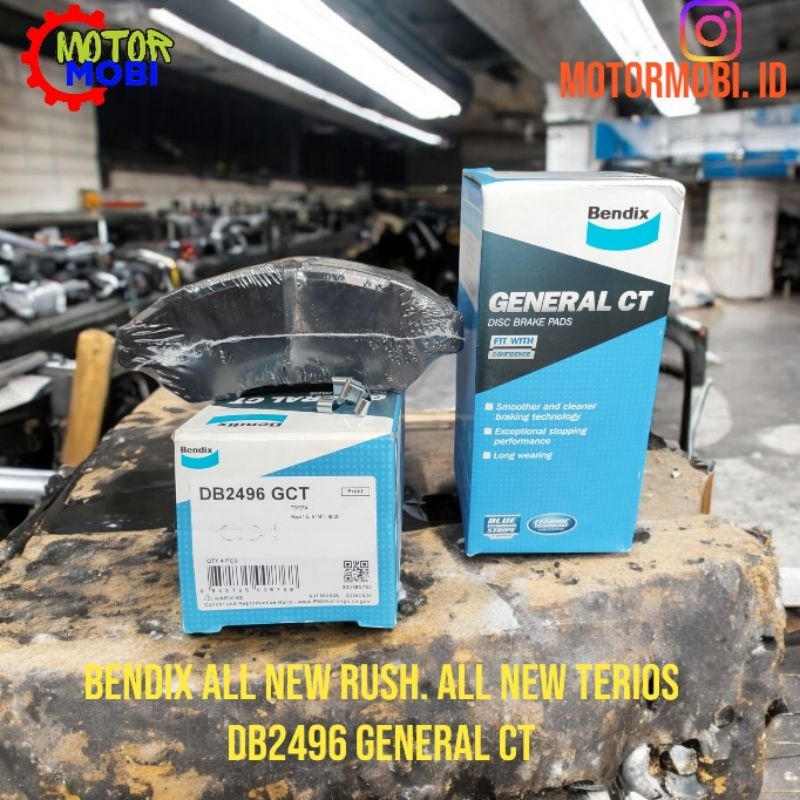 Bendix kampas rem depan mobil All new Rush Dan All new Toyota