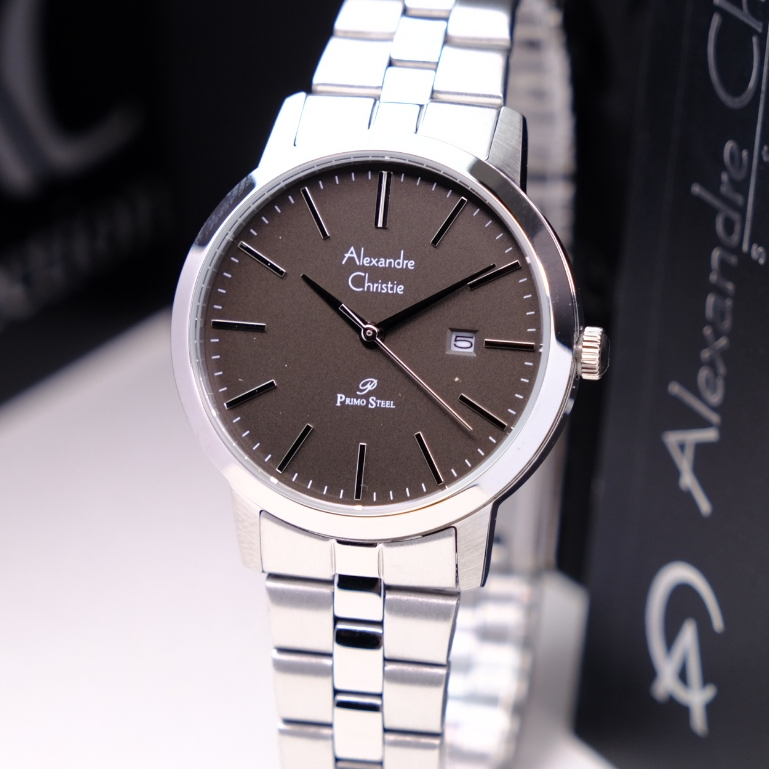 Alexandre Christie Wanita Terbaru Original Warna Silver Black - AC1007