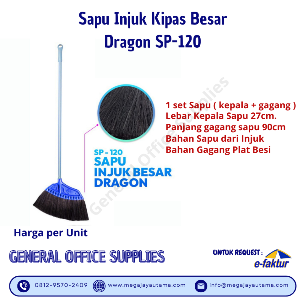 Sapu Injuk Kipas Besar Dragon SP-120