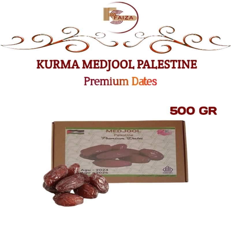 

Kurma Medjool Palestine 500gr Premium Dates