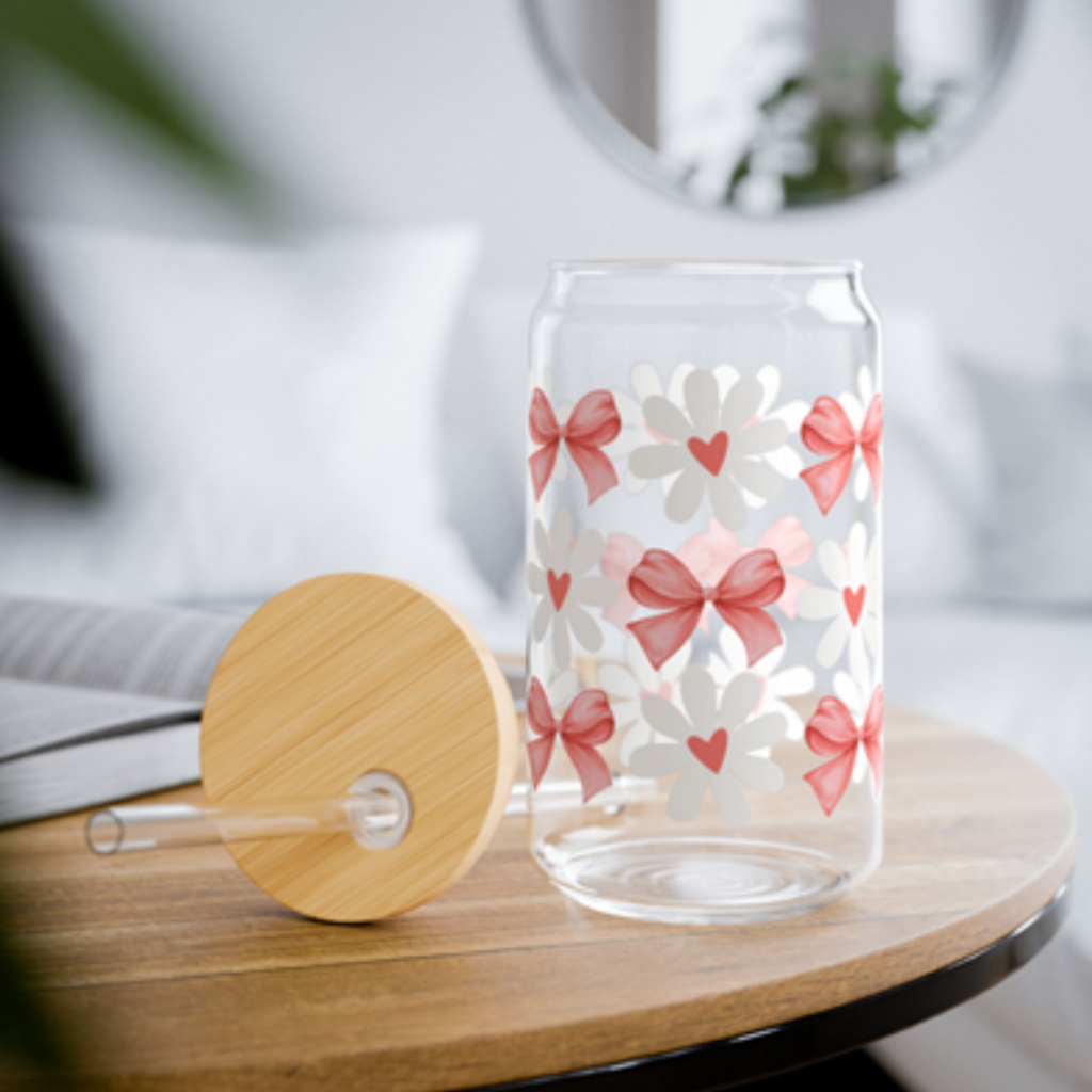 

Sticker Tumbler Aesthetic UV DTF | Ribbon Kisses | Sassy Willow
