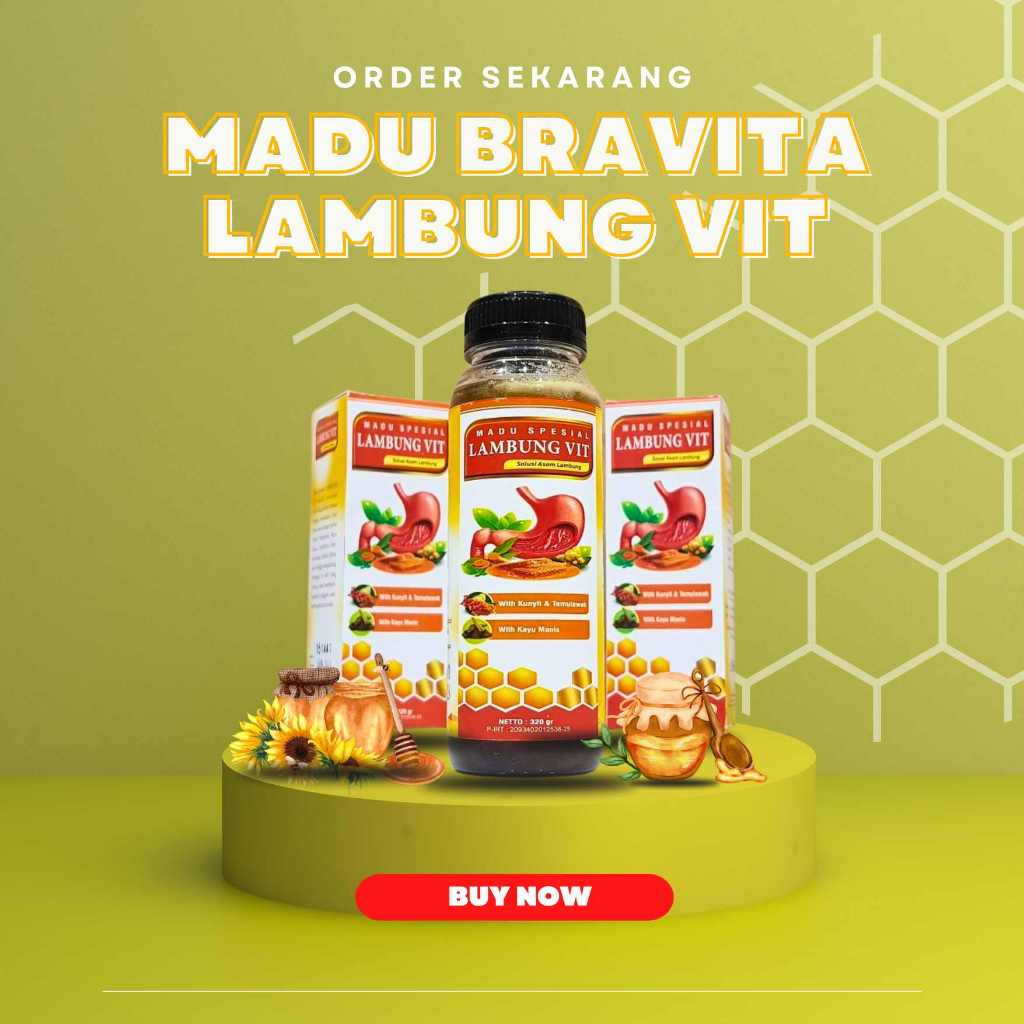 Madu Bravita Lambung Vit - Asam lambung tinggi (GERD)