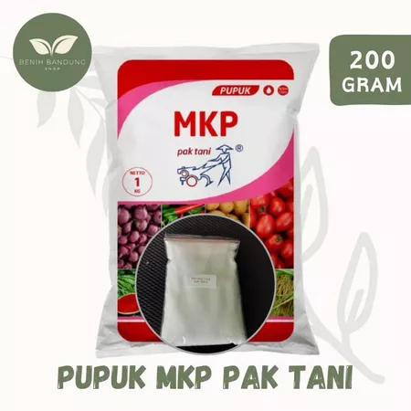 

Pupuk MKP Pak Tani (200 Gram & 100 Gram) Mono Kalium Phospat Pupuk Pembuahan