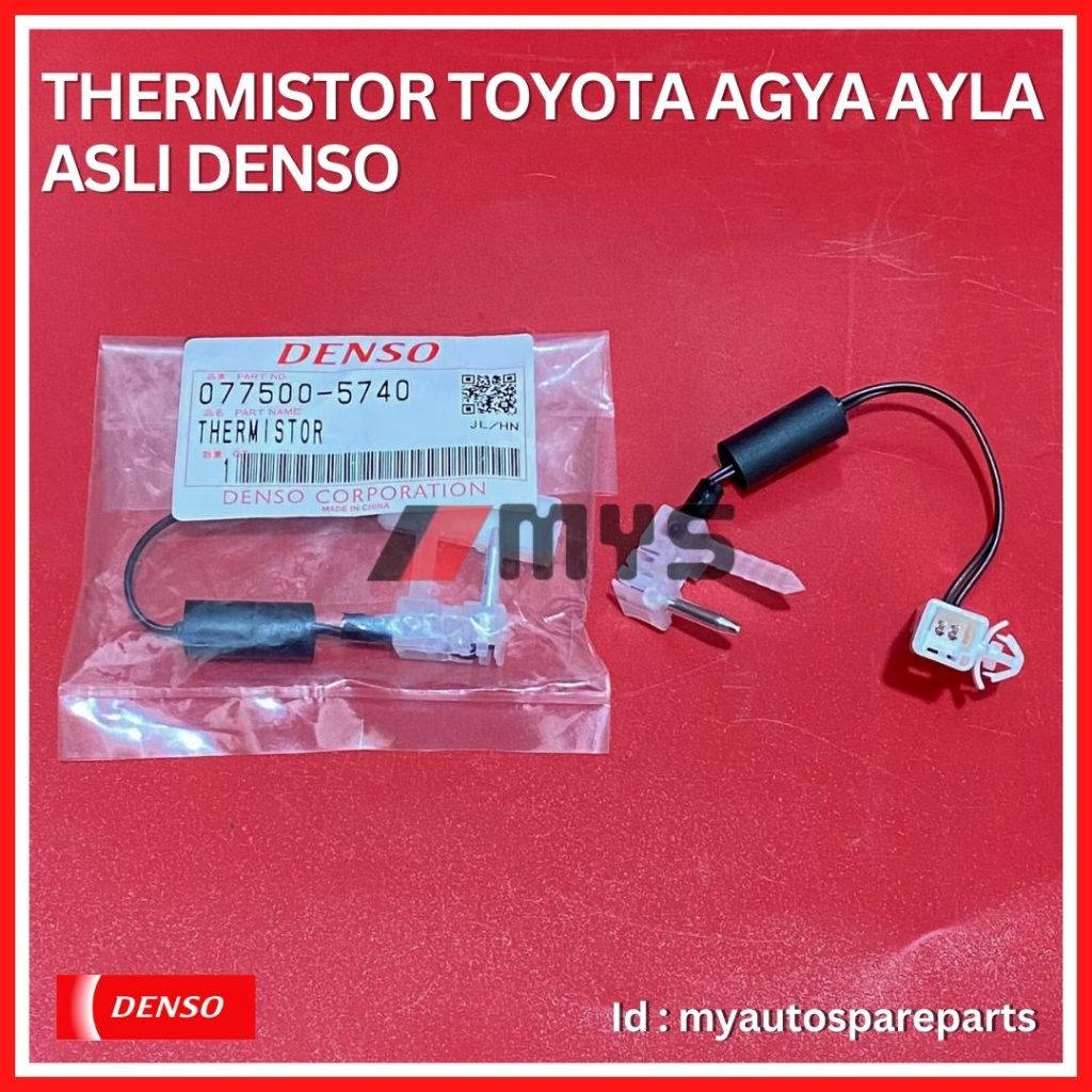 THERMISTOR THERMIS AC Mobil TOYOTA Agya Ayla TERMOSTAT ASLI DENSO