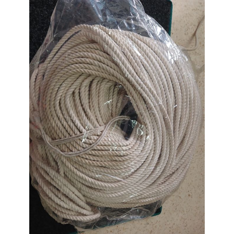 Tali Tambang Katun (Import) diameter 12 mm.