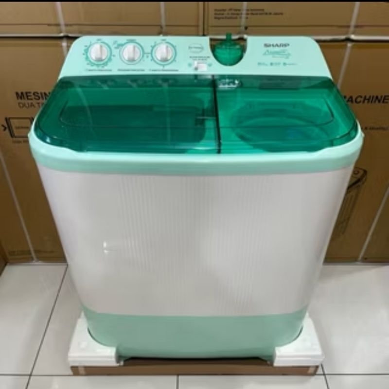 Mesin Cuci 2 Tabung SHARP 10KG EST 1070 SJ AQUA MAGIC / 12KG EST 1270SJ Garansi Resmi