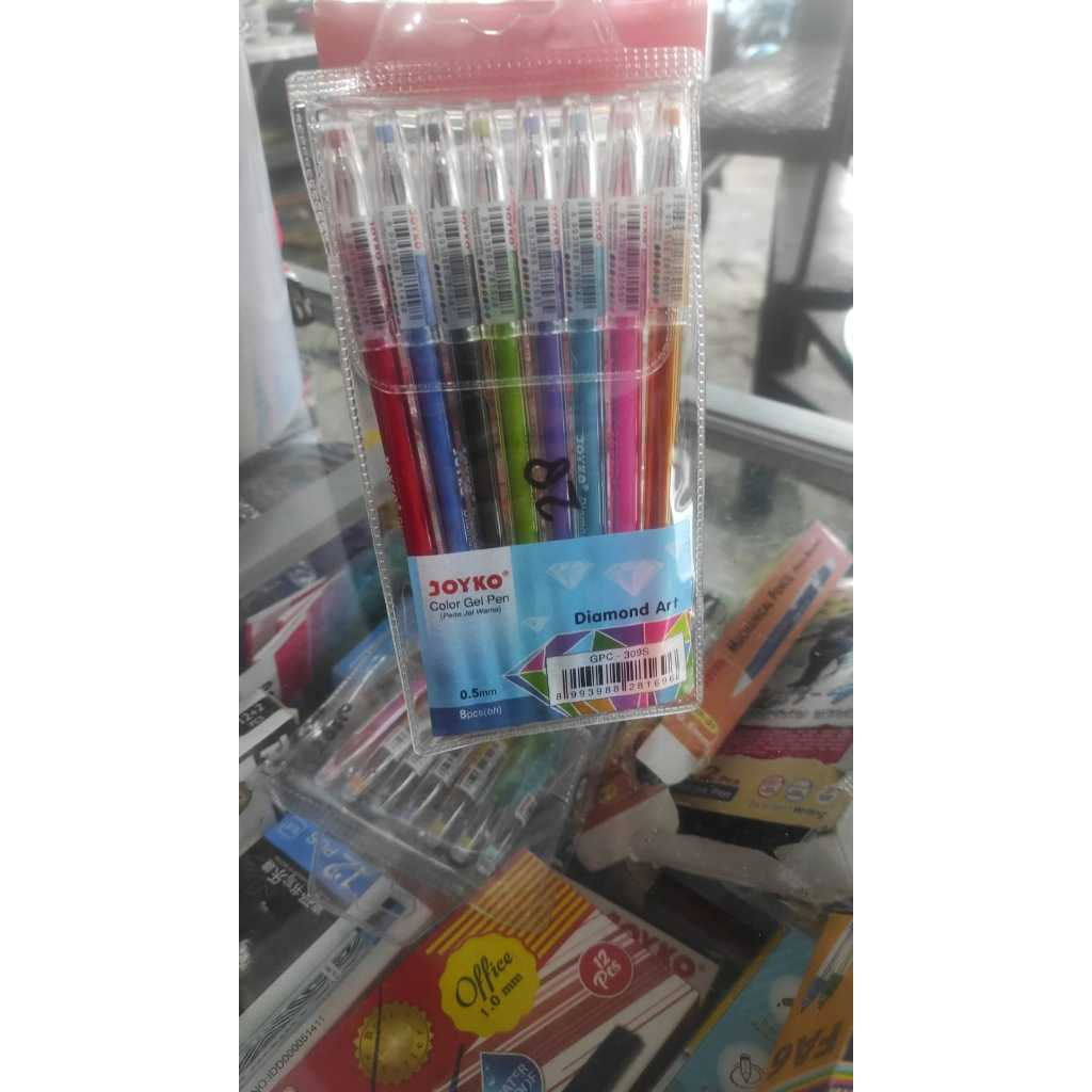 

Pulpen Merek Joyko 0.5 Tersedia 8 Warna