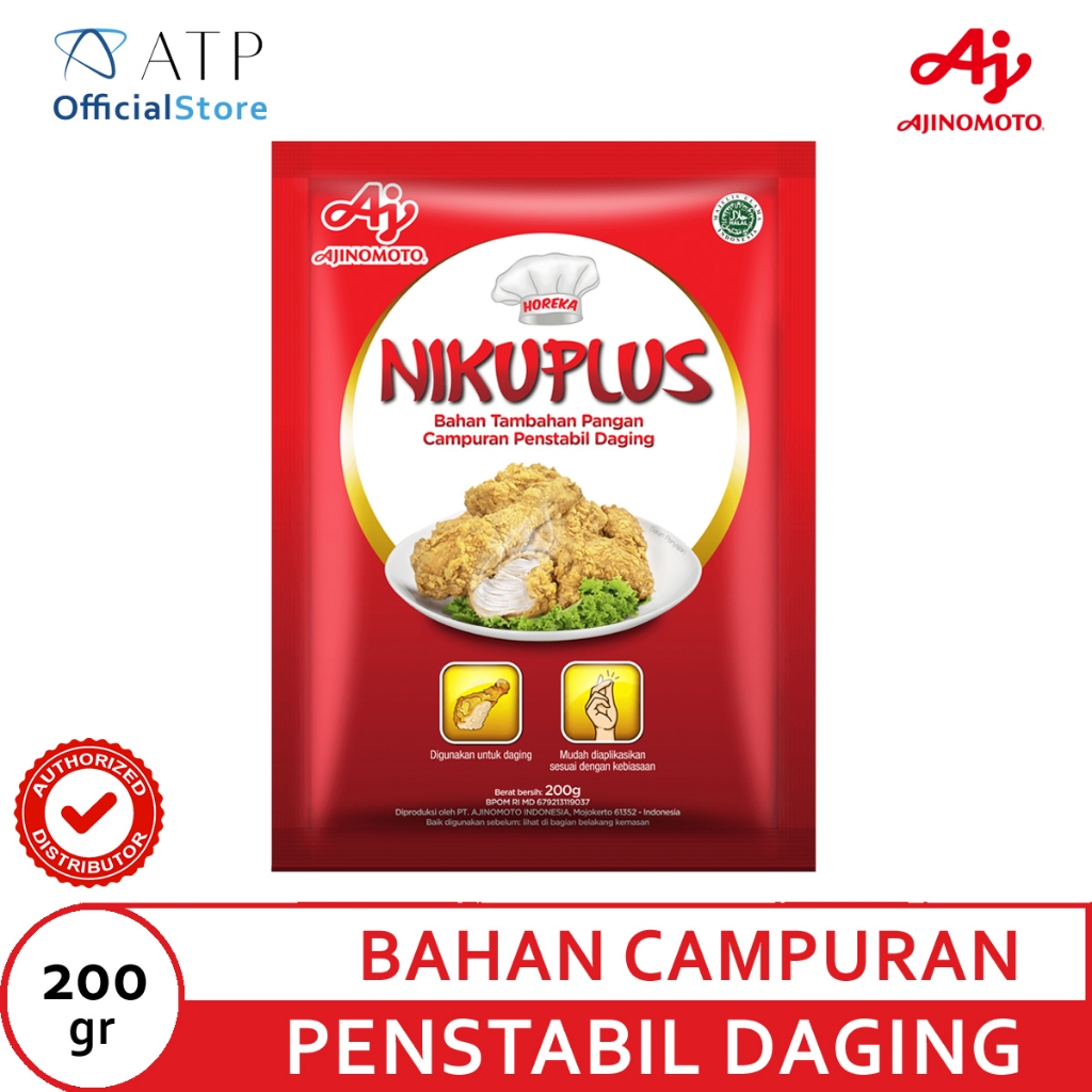 

NIKUPLUS Ajinomoto 200 gr (Untuk Penstabil Daging)