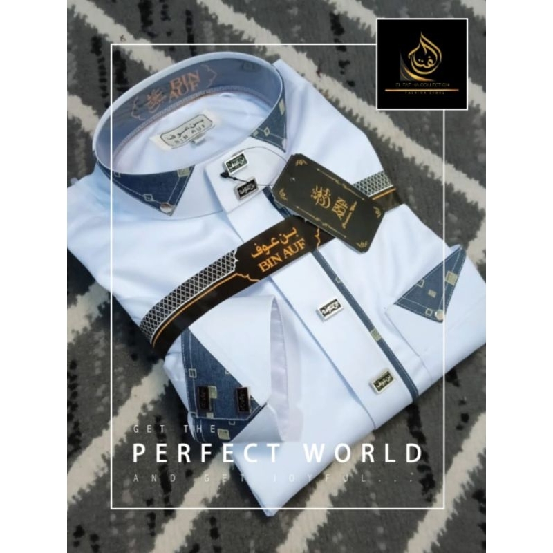 JUBAH BIN AUF KHAS TEMBORO POLIESTER