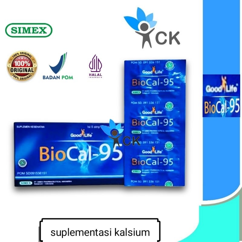 Good Life - BioCal-95 / BioCal95 - suplemen kesehatan kalsium
