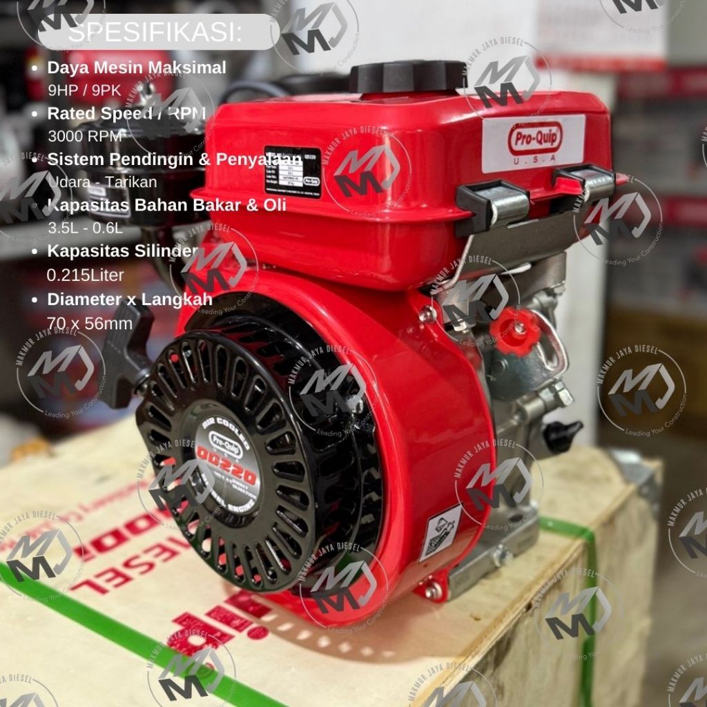 Engine Solar Pro-Quip USA QD220 - 9PK