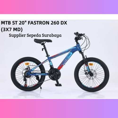 SEPEDA GUNUNG MTB 20 24 26 INCH FASTRON 260 DX 3X7 SPEED REM CAKRAM - NEW