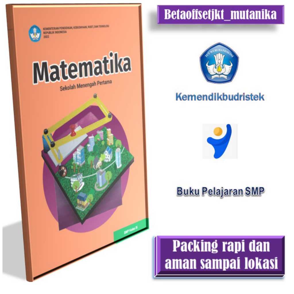 Buku smp matematika paket kelas 9 mtk kurikulum merdeka