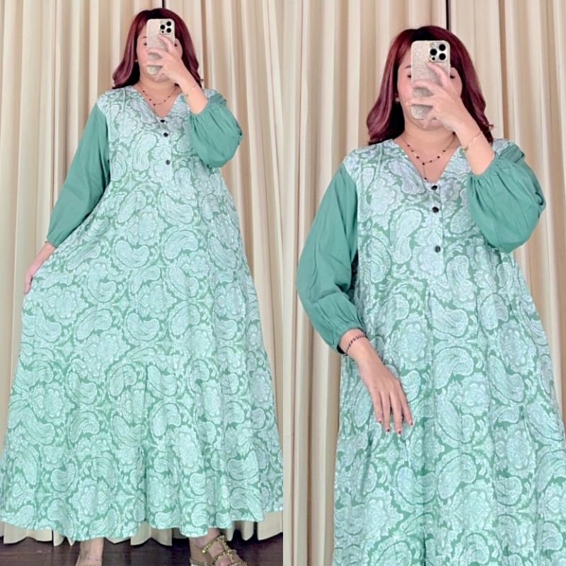 Gamis Hanum - Gamis Rayon Premium | Gamis Remaja | Gamis Kekinian | Gamis Daily