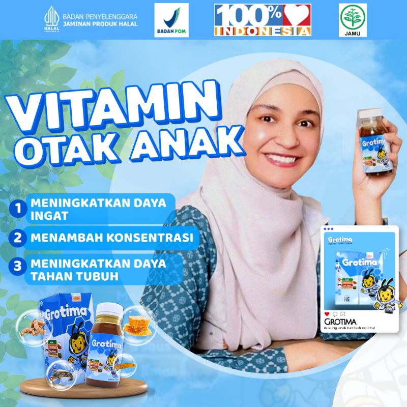 Vitamin Otak Anak Cerdas / Vitamin Dha Untuk Otak Anak - Grotima Vitamin Otak Anak