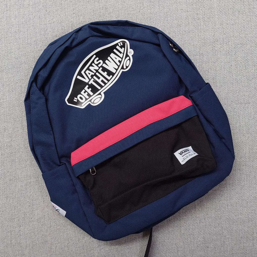 vans realm backpack navy