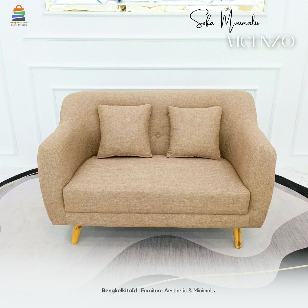 Vincenzo Sofa Aesthetic Kursi Ruang Tamu Kursi Tamu Minimalis Sopa Minimalis Kursi Sofa Modern