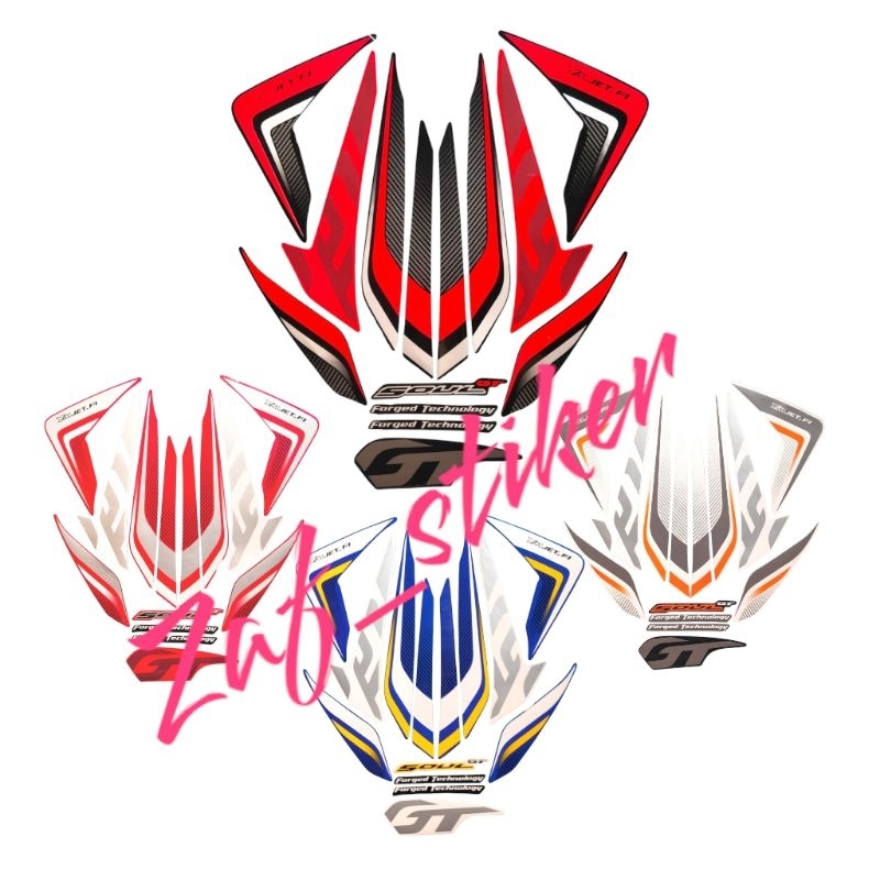 striping stiker Yamaha SOUL GT 2015