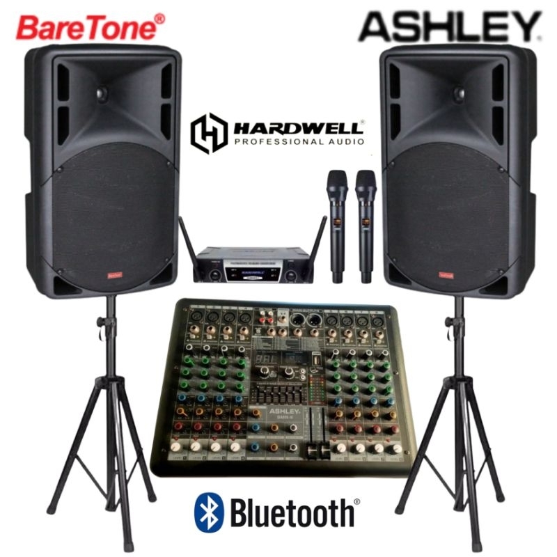 Paket sound system baretone 15 inch speaker aktif Max 15rae max15rae