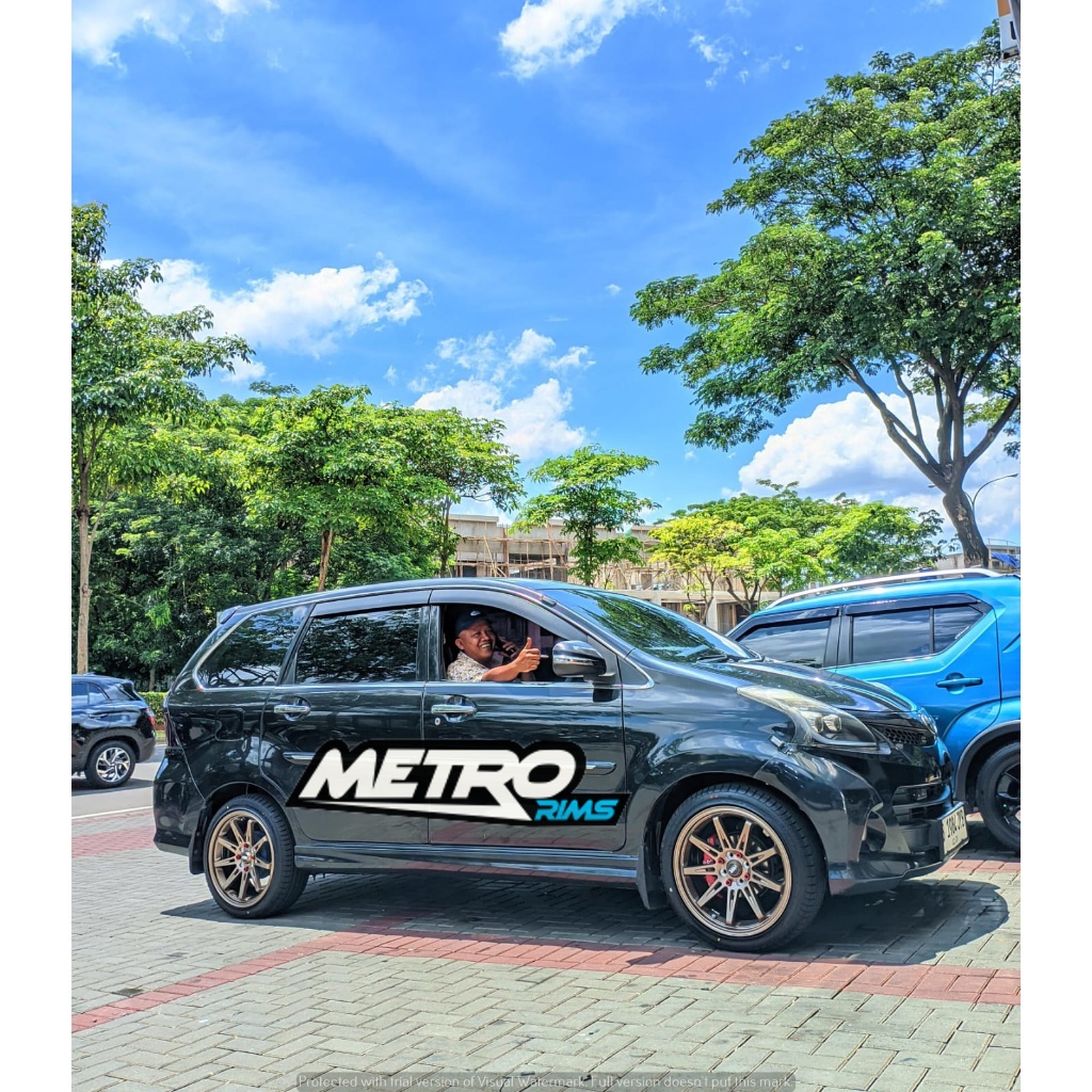 PAKET VELG PLUS BAN UNTUK MOBIL AVANZA DLL USE VELG HSR TIKALA RING 17 PLUS BAN ACCELERA 205 50 R17