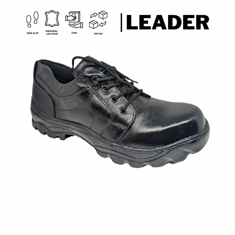 Men 's Boots Tracking Project Safety Project Ujungbesi - Safety Bots Camel Buckle Leather boots kuli