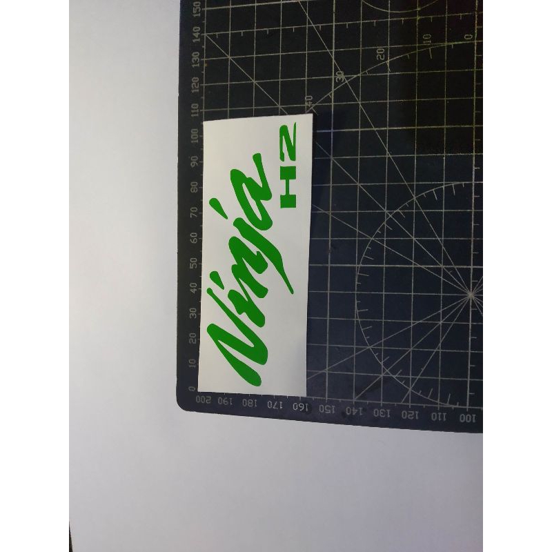 stiker cutting ninja h2