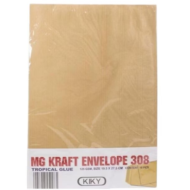 

Amplop Coklat + Perekat 308 isi 10 pcs
