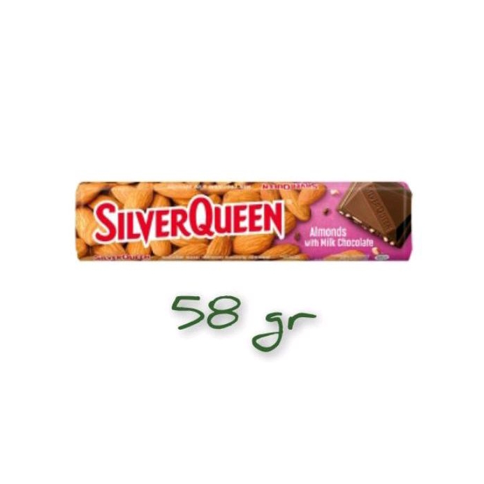 

SilverQueen Cokelat Susu Batang Almond 58 gr