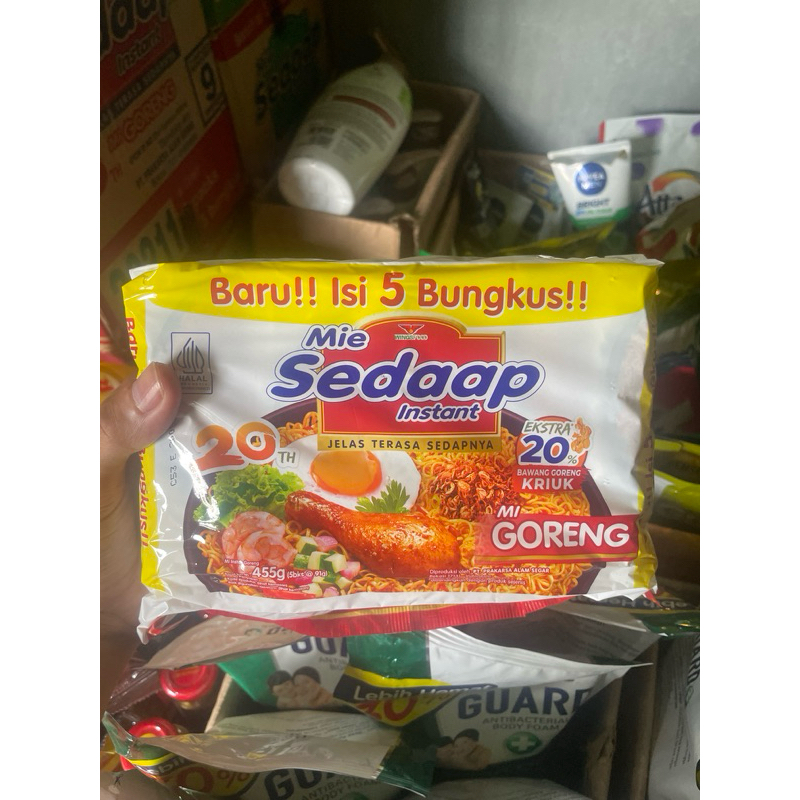 

Mie Sedaap Instant Baru!! Isi 5 Bungkus!